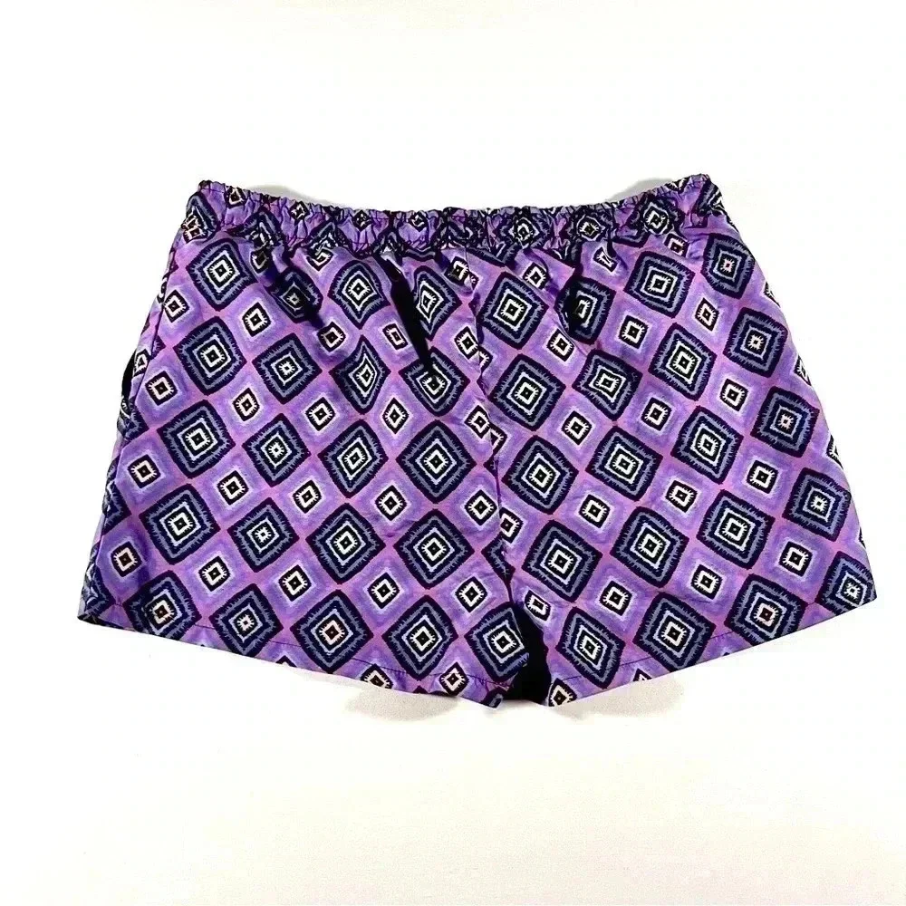 BooHoo Man Purple Diamond Swim Trunks